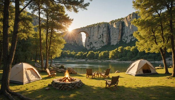 Escapade paisible: top campings calmes en Ardèche